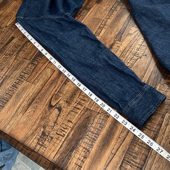 Lauren Ralph Lauren Denim Shirt Dress front button med to dark wash SZ Large - Picture 10 of 13